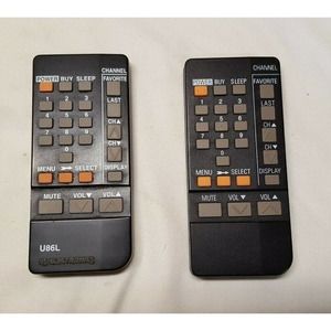 OEM Factory Orginal Vintage US Electronics U86L Remote Control & Generic Bundle